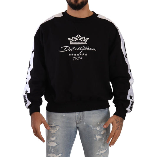 Elegant Crown 1984 Crewneck Sweater Dolce & Gabbana