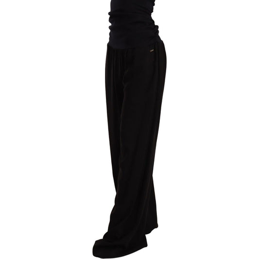 GF Ferre Elegant High Waist Straight Trousers GF Ferre