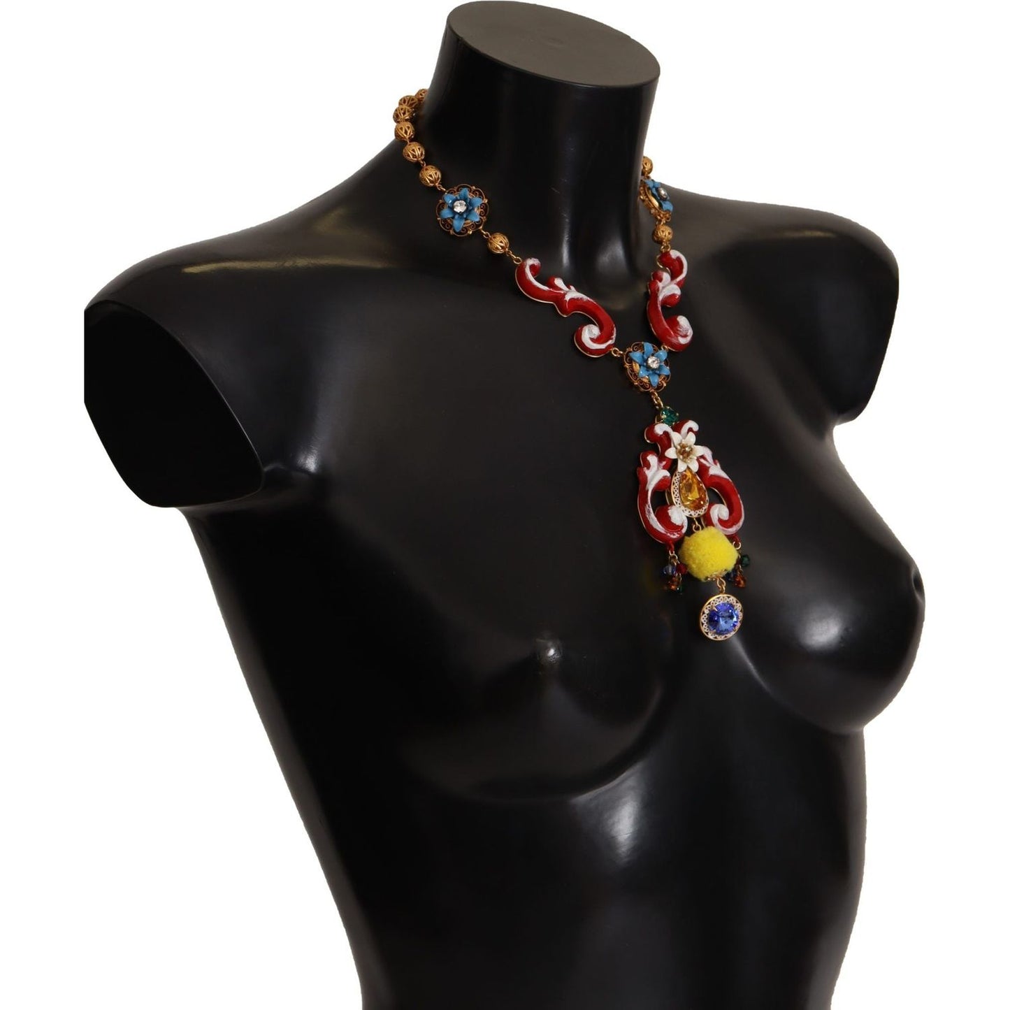 Multicolor Crystal Statement Necklace