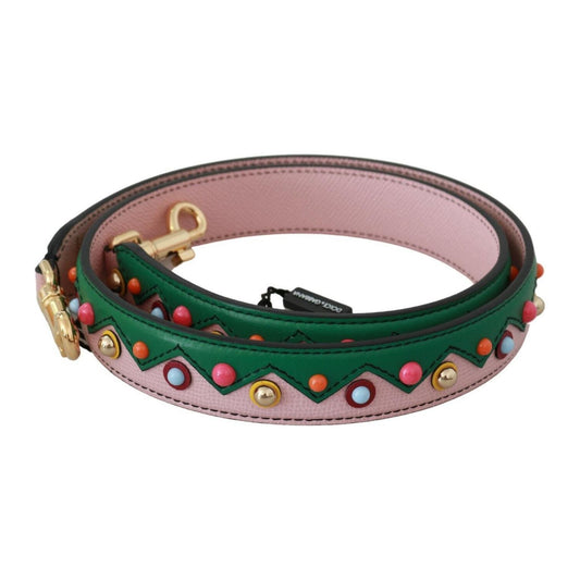 Elegant Multicolor Leather Shoulder Strap