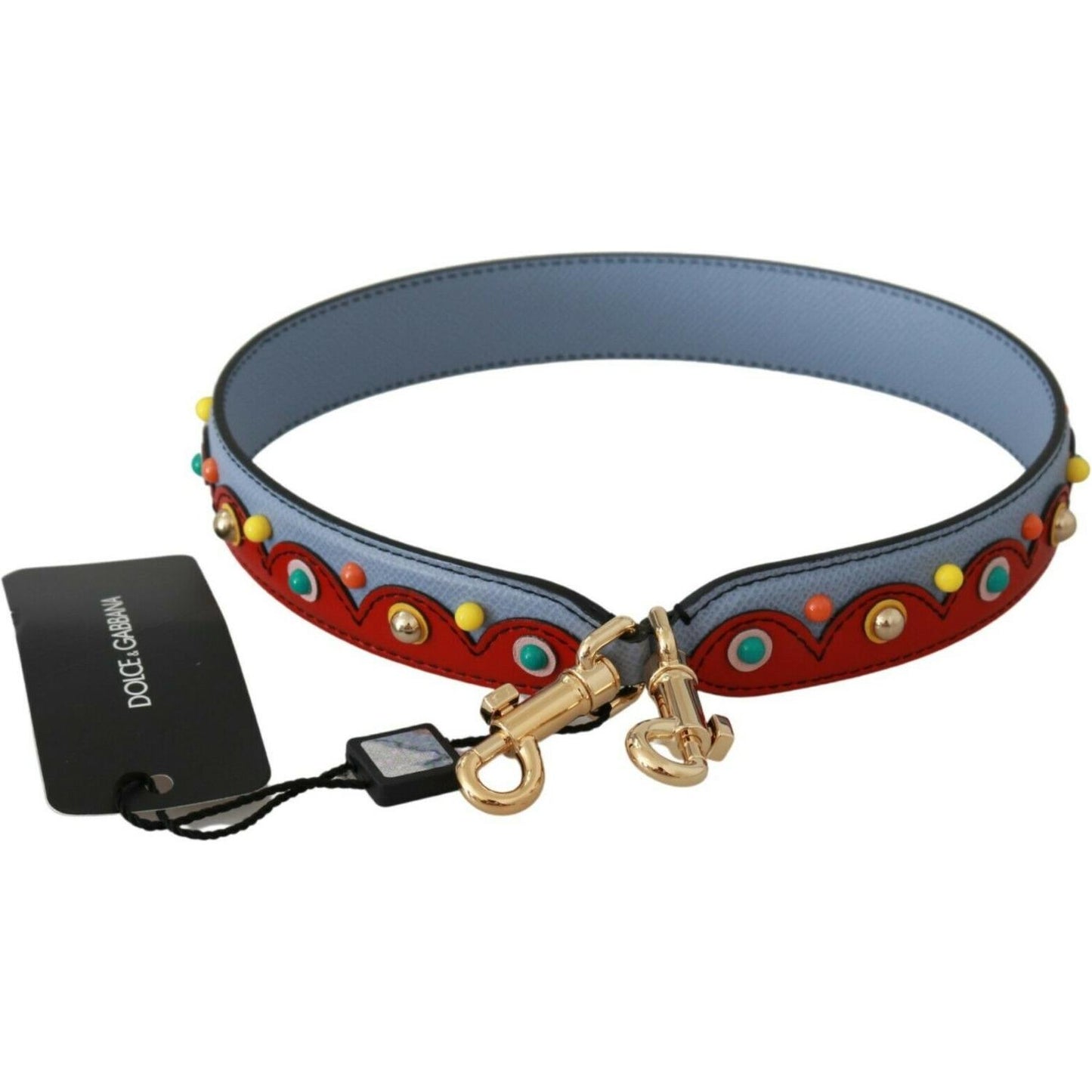 Elegant Multicolor Leather Shoulder Strap