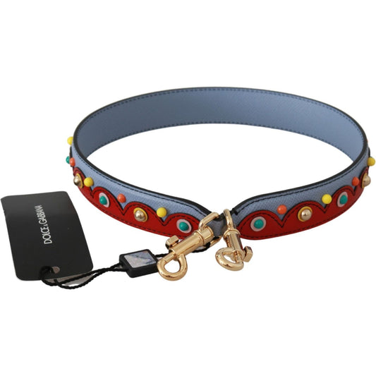 Elegant Multicolor Leather Shoulder Strap