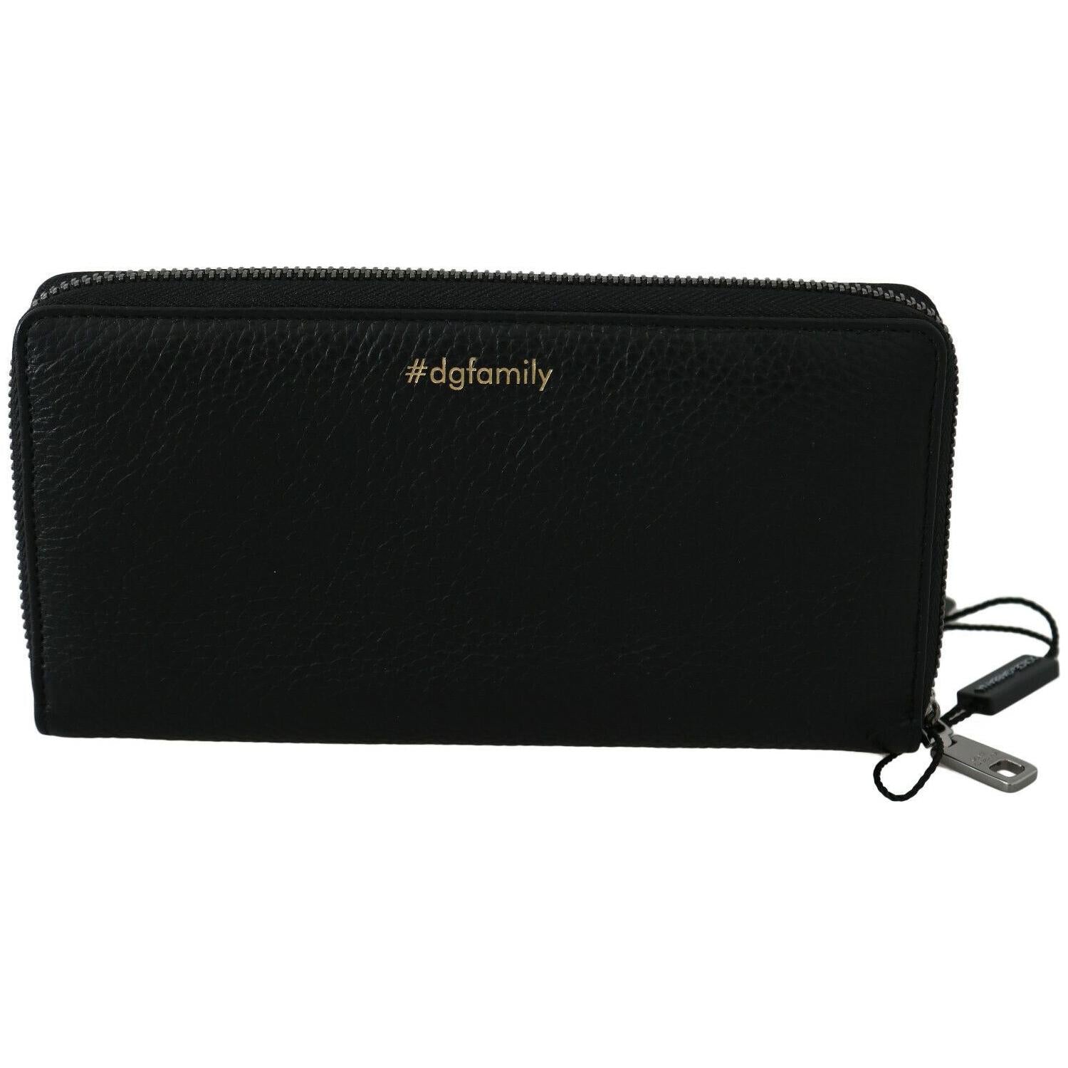 محفظة دولتشي آند غابانا كونتيننتال أنيقة من الجلد باللونين الأسود والأحمر