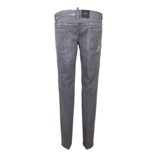 Dsquared² Chic Gray Slim-Fit Denim for the Modern Man Dsquared²