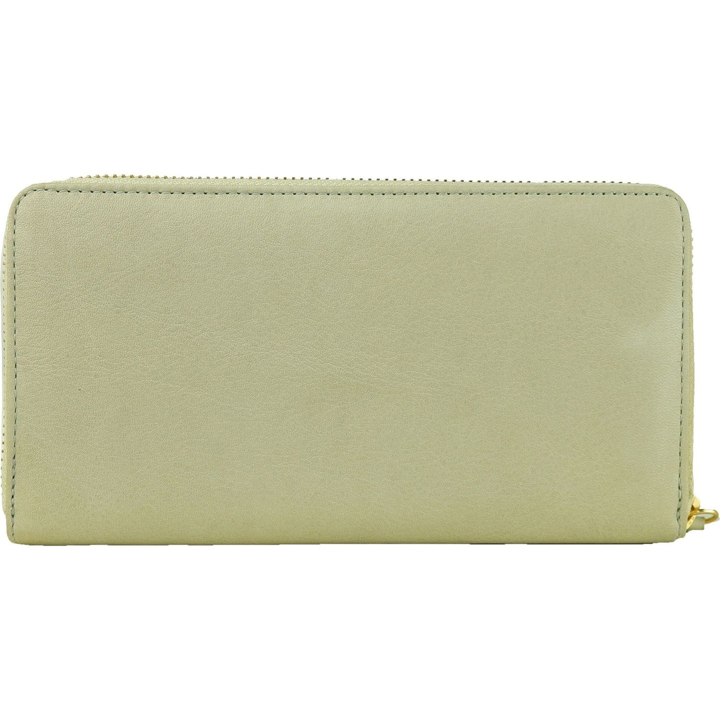 Cavalli Class Etoupe Grey Zippered Purse