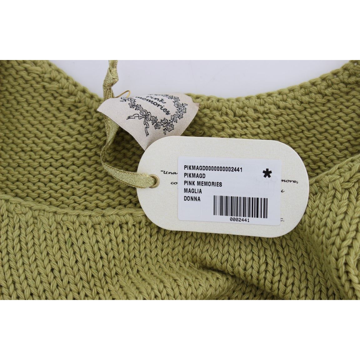 Elegant Green Knit Sleeveless Vest Sweater