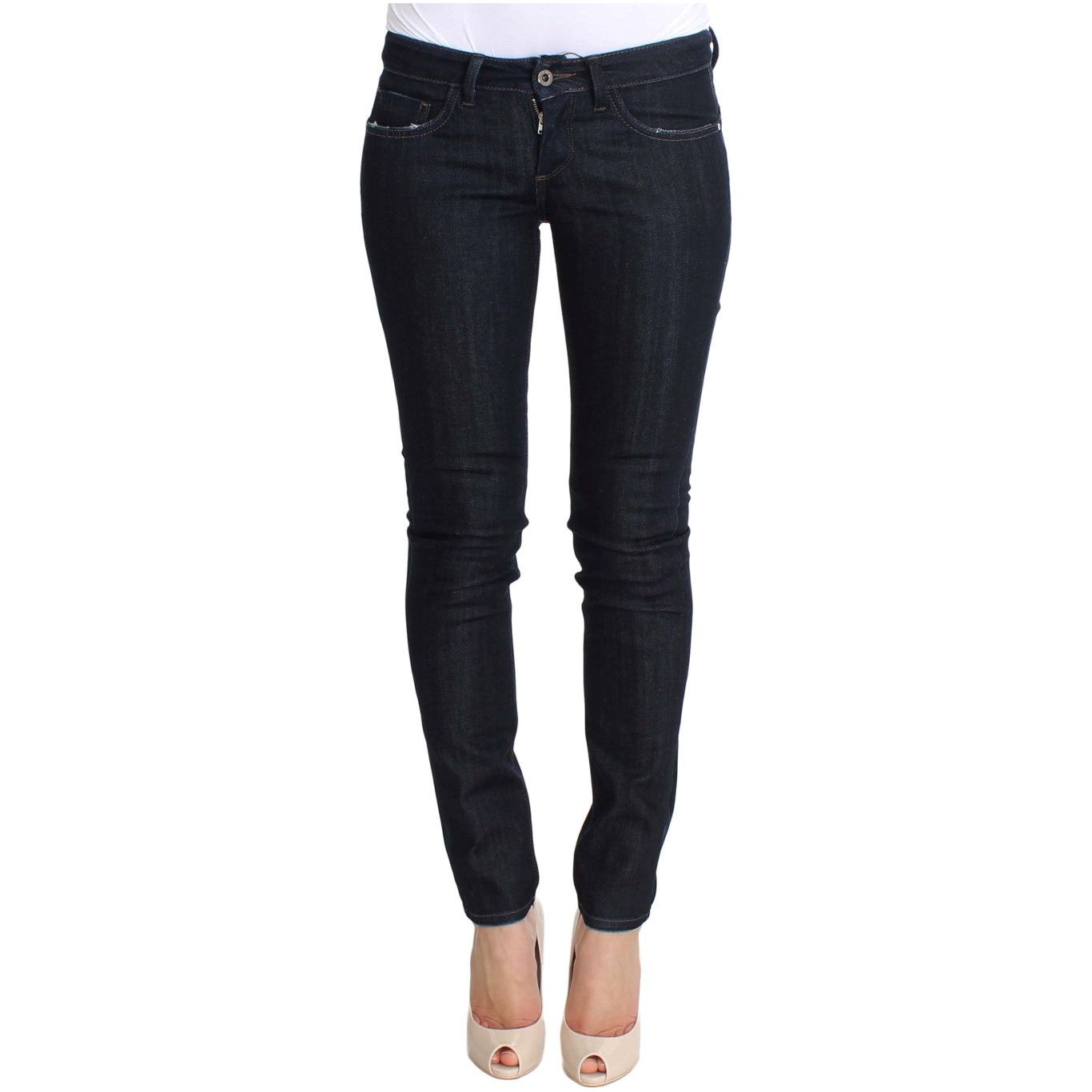 Chic Slim Fit Skinny Blue Jeans