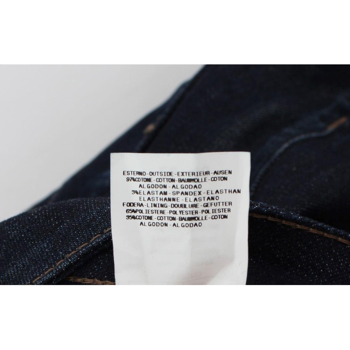 بنطلون جينز أزرق ضيق من كوستيوم ناشونال شيك