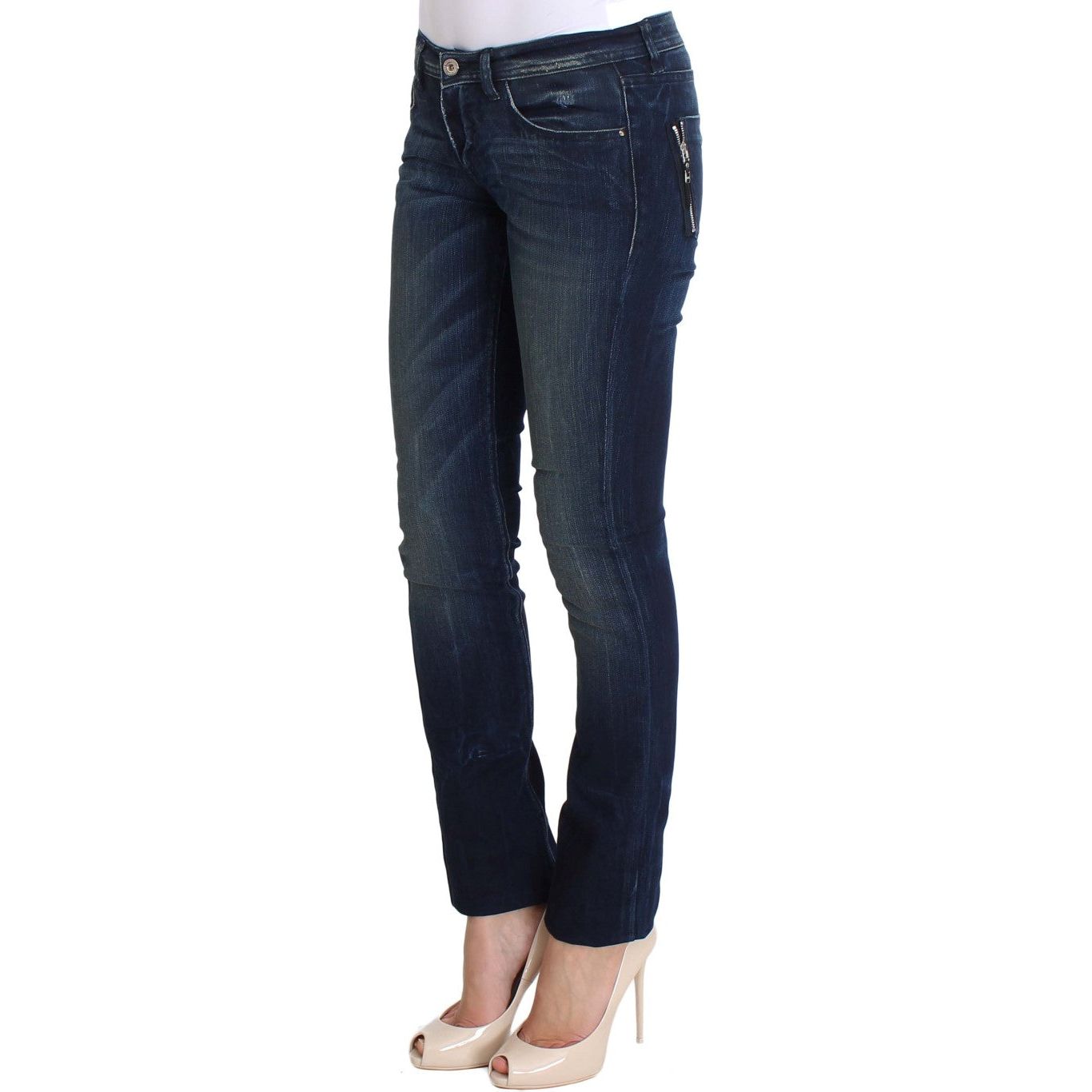 Chic Slim Fit Skinny Blue Jeans