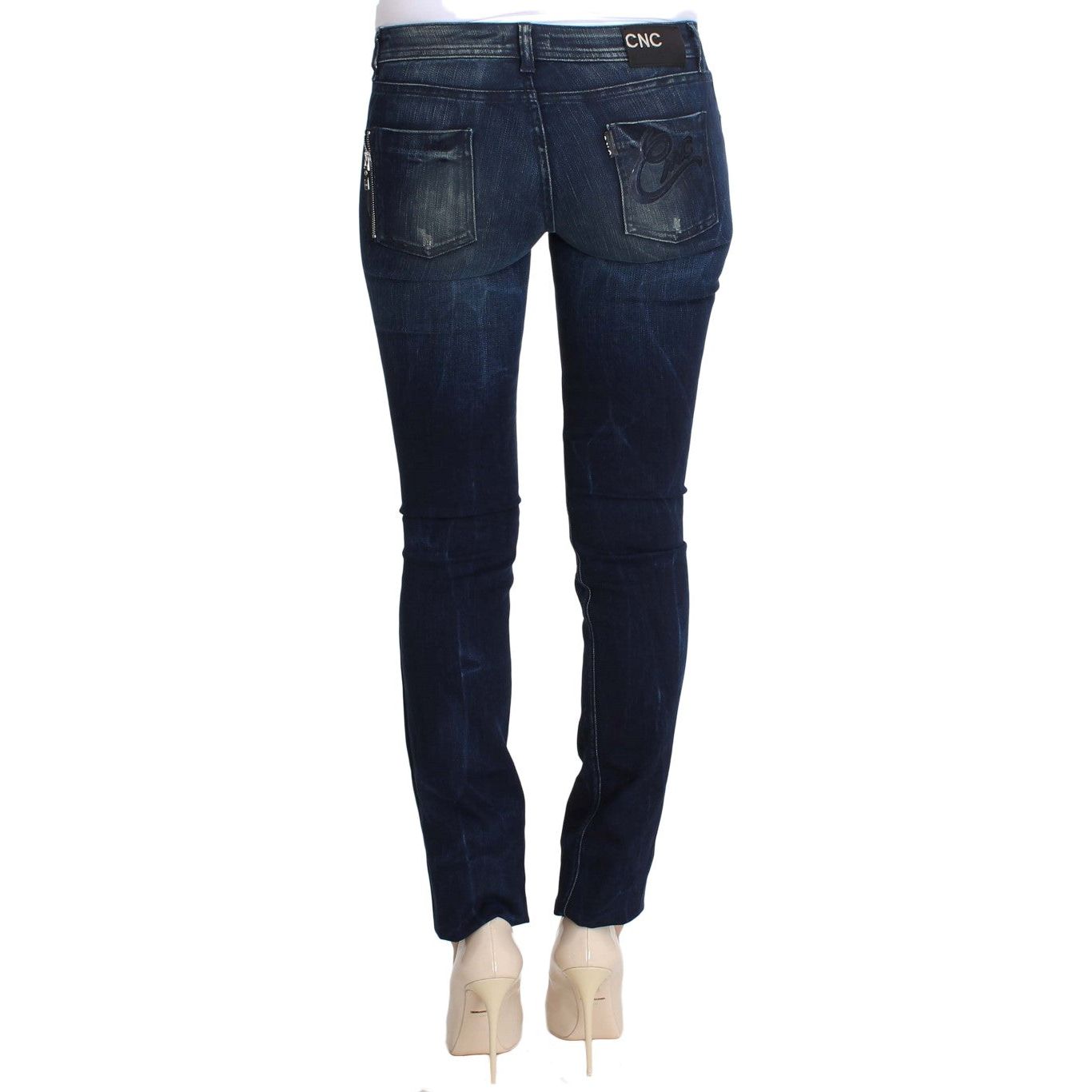 Chic Slim Fit Skinny Blue Jeans