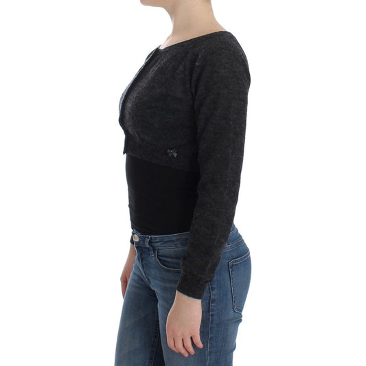 Chic Cropped Alpaca Wool Sweater