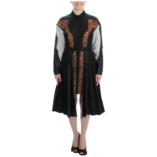 KAALE SUKTAEElegant Multicolor Long Sleeved Shirt DressMcRichard Designer Brands£309.00