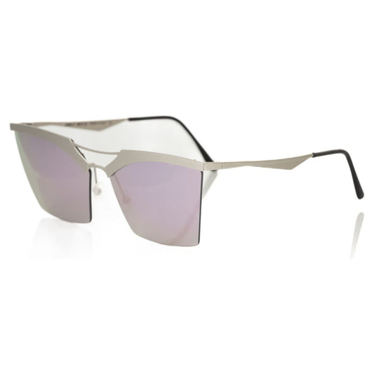 Chic Silver Clubmaster Sunglasses with Shaded Lens