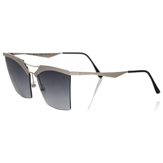 Elegant Silver Clubmaster Sunglasses