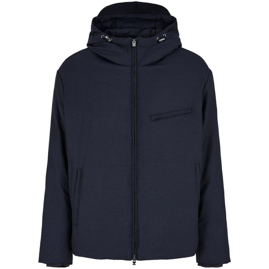 EMPORIO ARMANI CAPSULE Coats Blue Jackets Emporio Armani