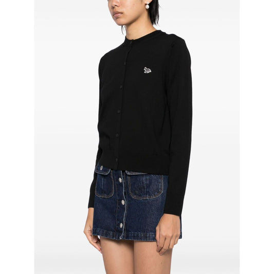 MAISON KITSUNE' Sweaters Black Topwear Maison Kitsune'