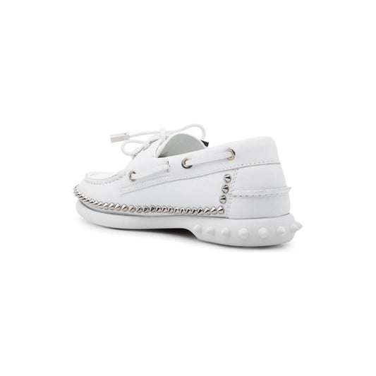 Christian Louboutin Flat shoes White Moccasins Christian Louboutin