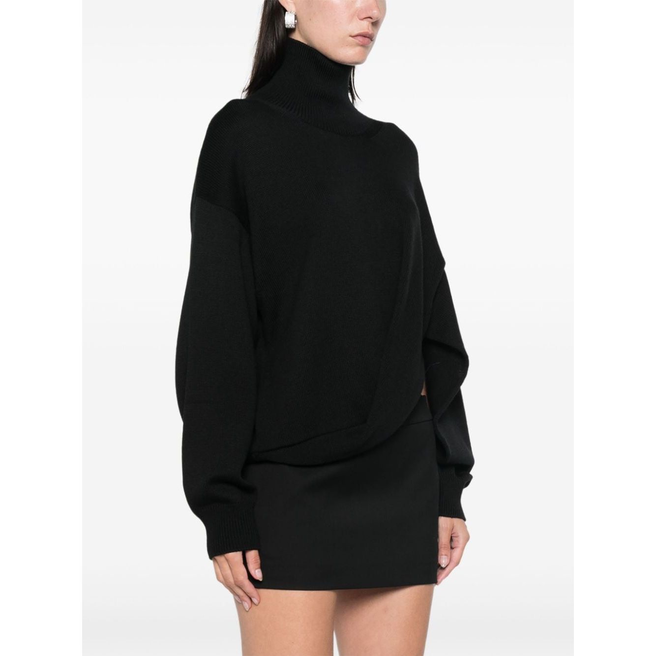 Alaia Sweaters Black Topwear Alaia