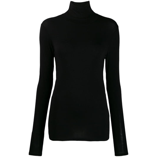 Majestic Sweaters Black Topwear Majestic