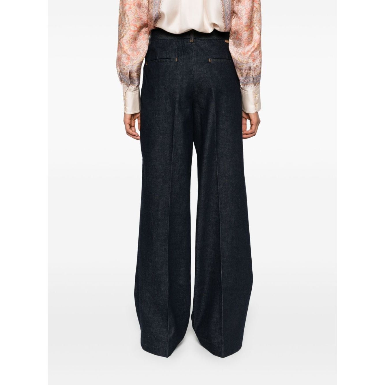 Zimmermann Trousers Blue Trousers Zimmermann