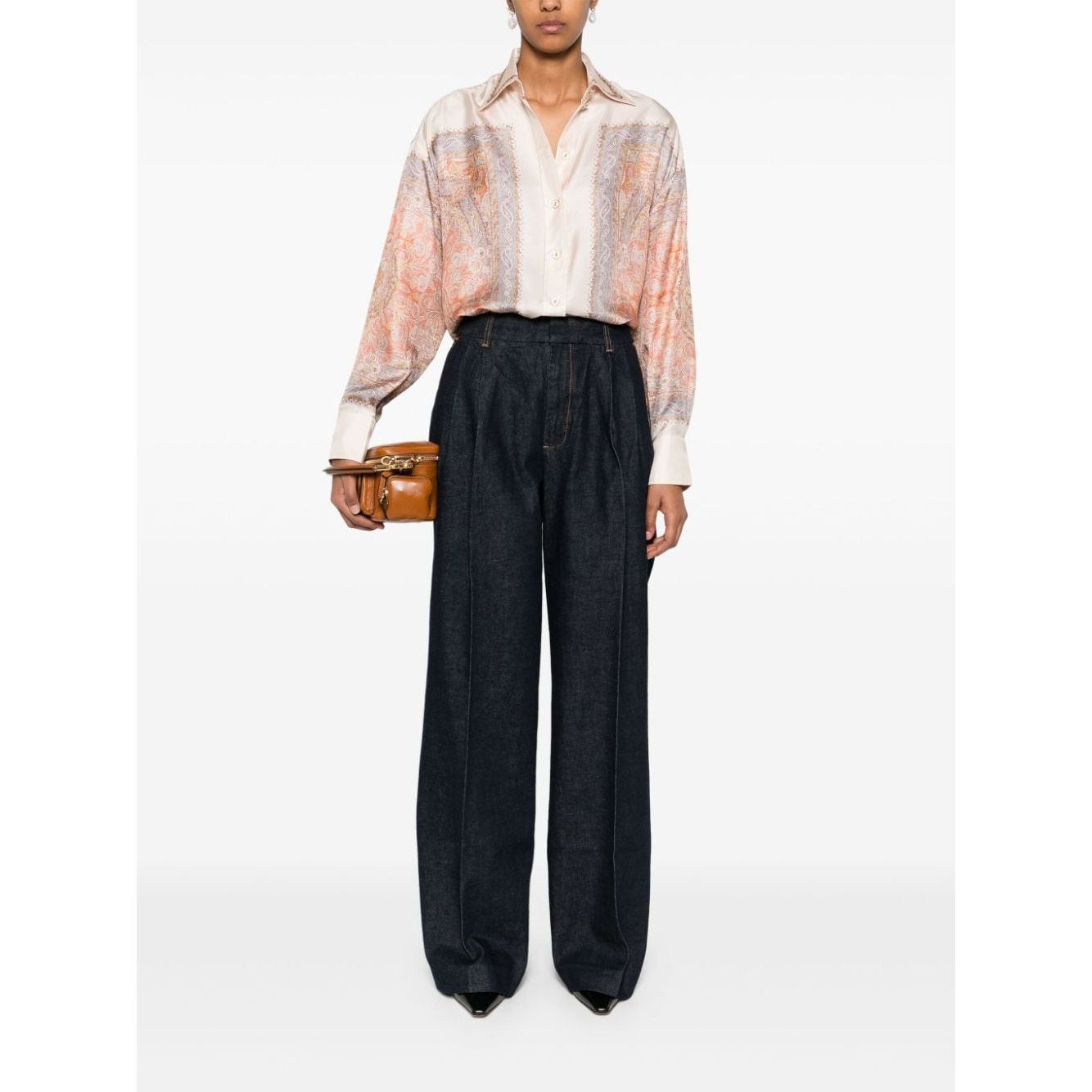 Zimmermann Trousers Blue Trousers Zimmermann