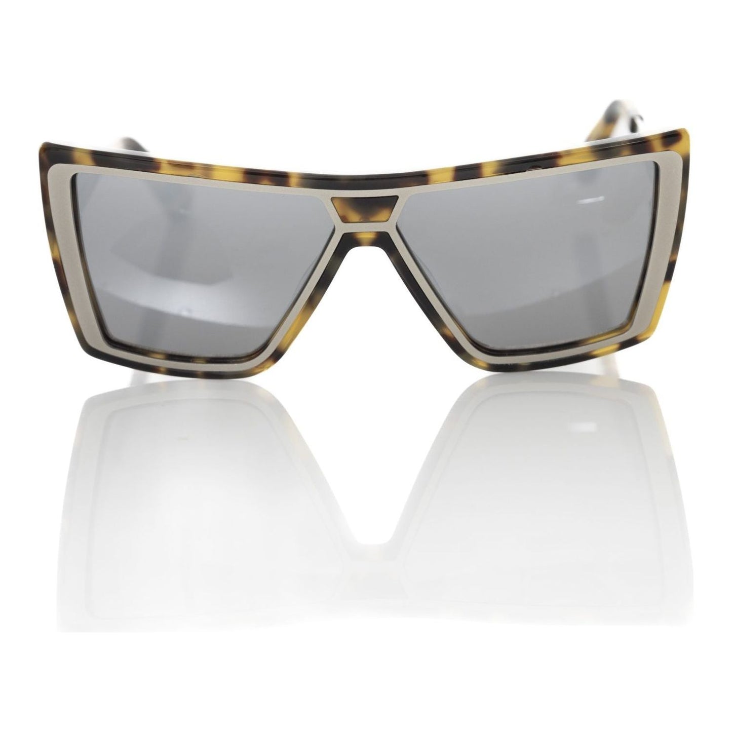 Chic Turtle Pattern Square Sunglasses