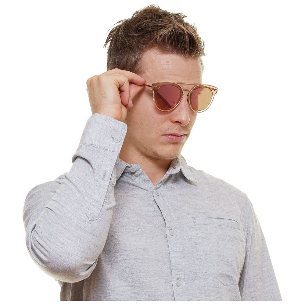 Rose Gold Men Sunglasses