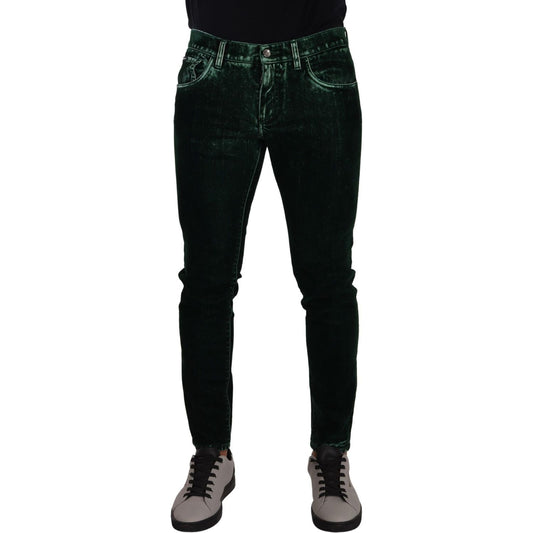 Sleek Cotton-Blend Skinny Denim Jeans Dolce & Gabbana