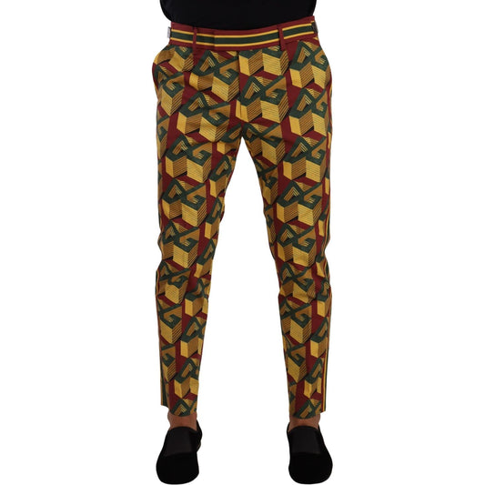 Elegant Multicolor Tapered Pants for Men