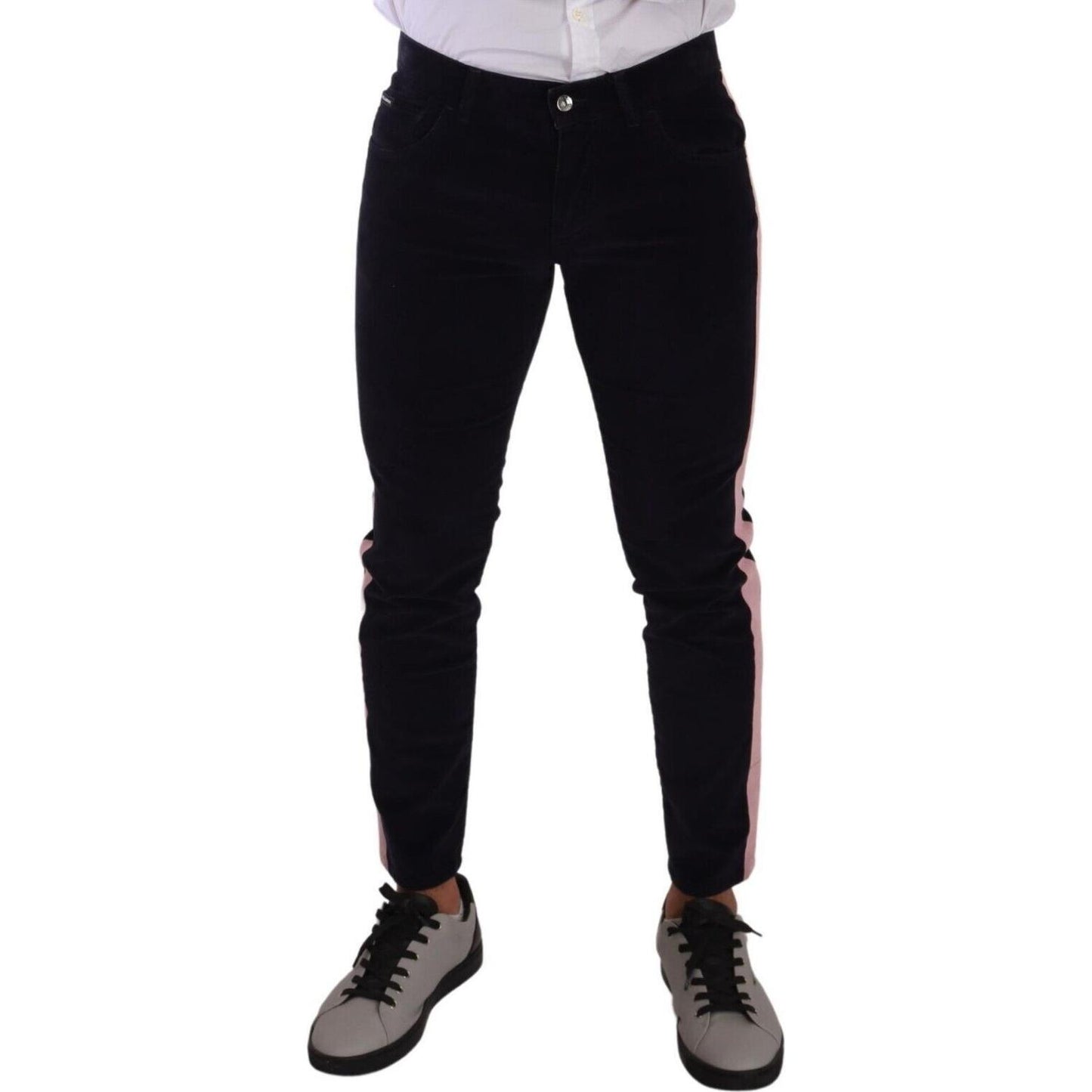 Elegant Slim Fit Corduroy Skinny Jeans