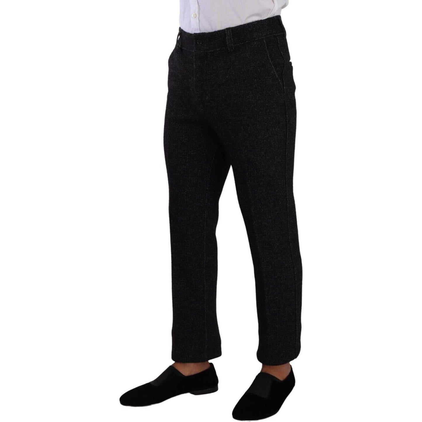 Elegant Wool Blend Dress Pants