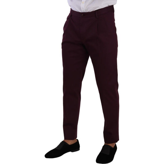 Elegant Purple Chinos for the Modern Man