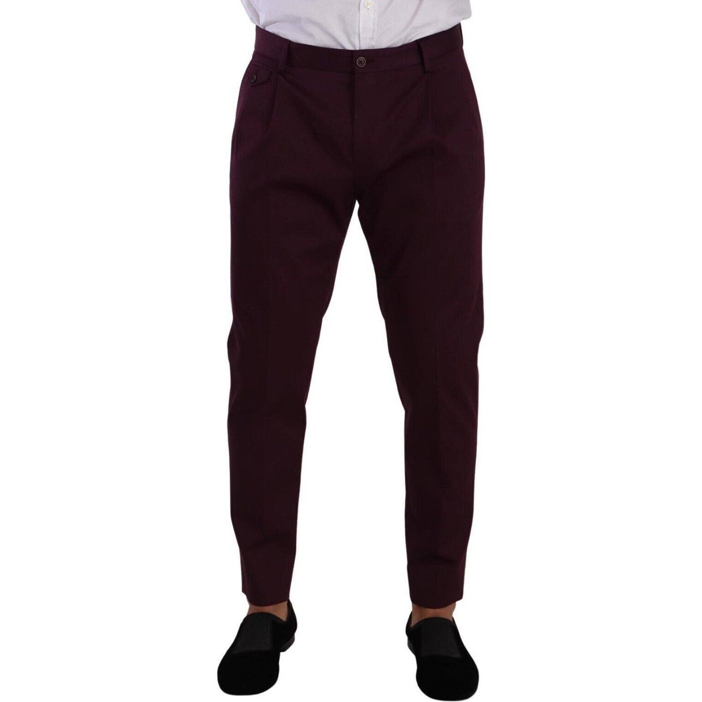 Elegant Purple Chinos for the Modern Man