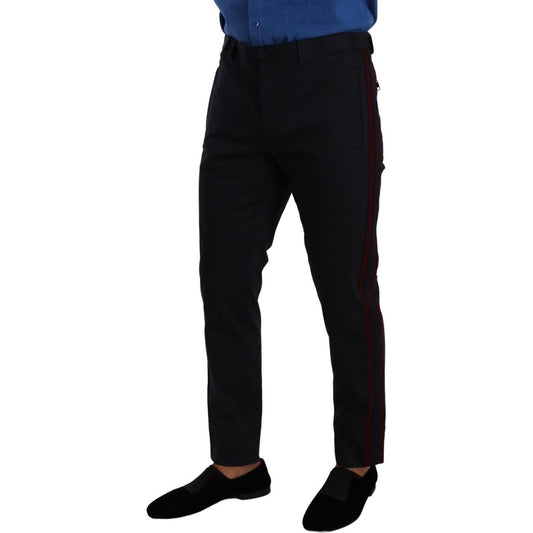 Chic Slim Fit Chinos Pants in Blue