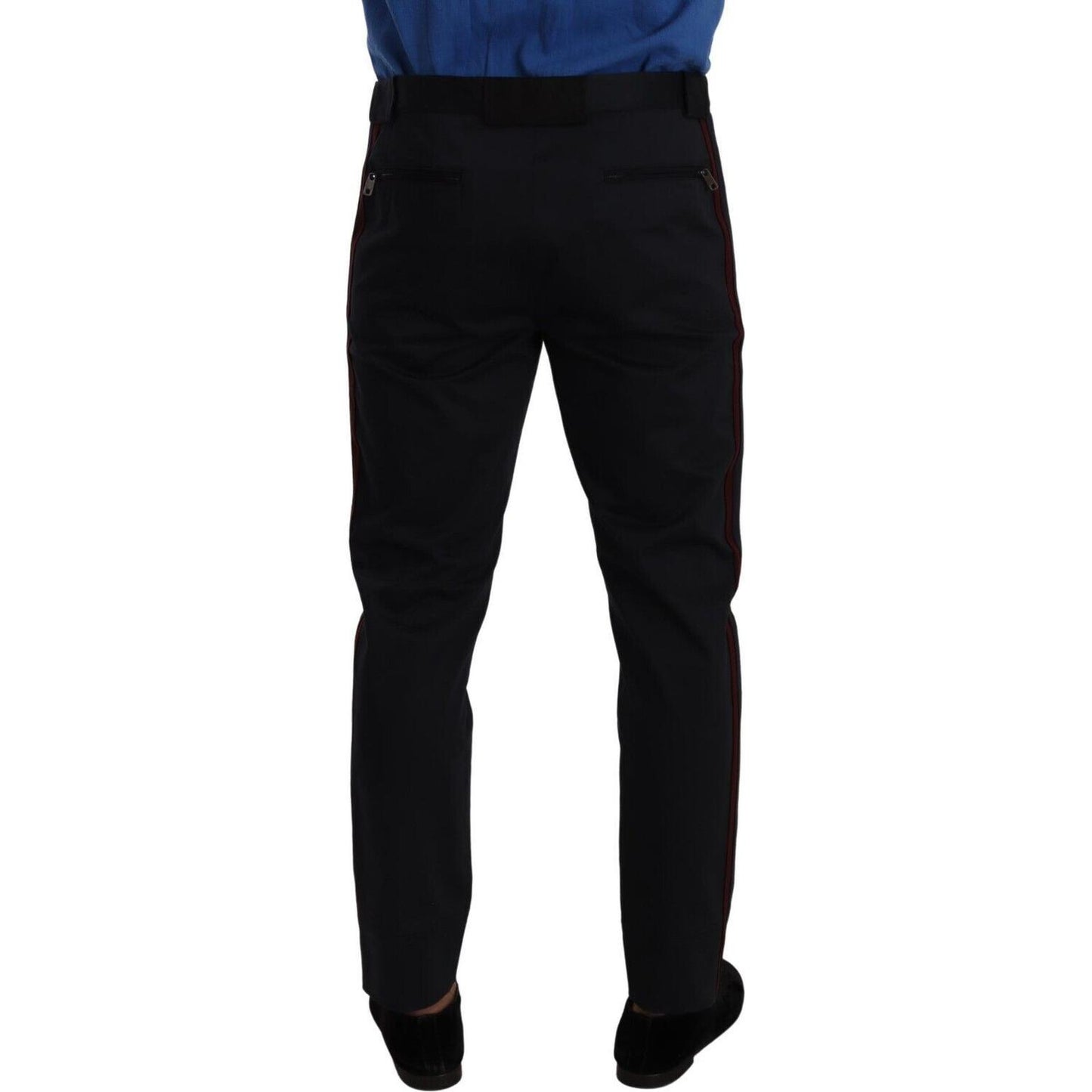 Chic Slim Fit Chinos Pants in Blue