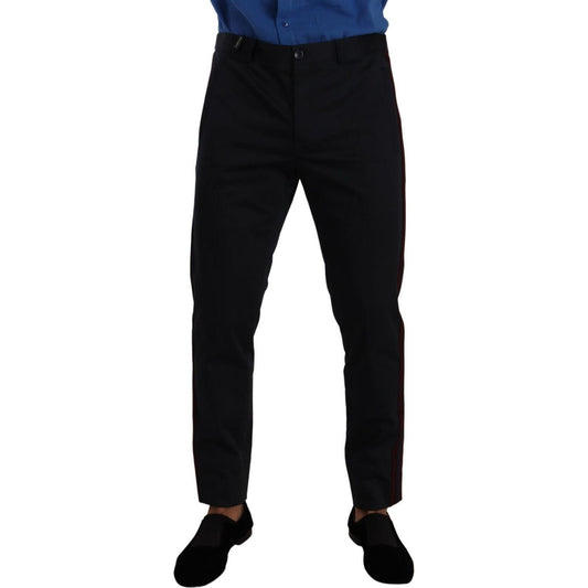 Chic Slim Fit Chinos Pants in Blue