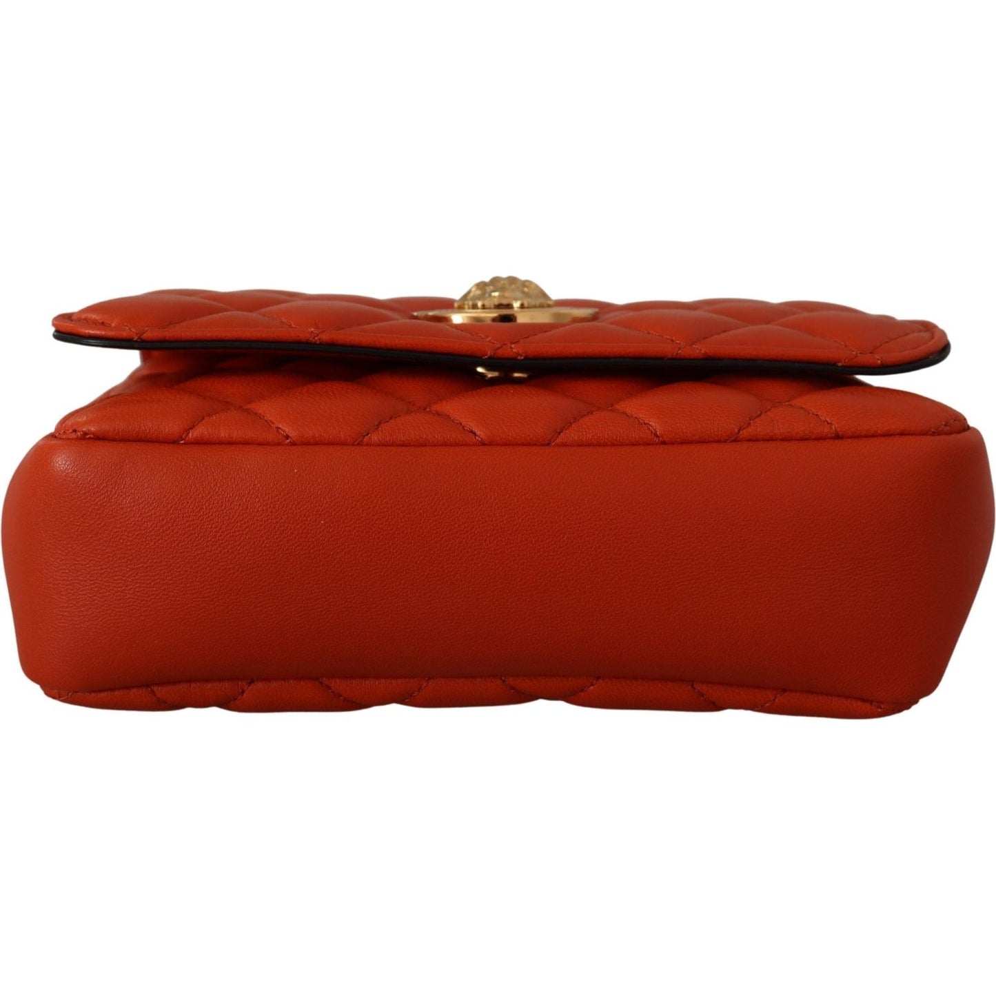 Elegant Red Nappa Leather Crossbody Bag