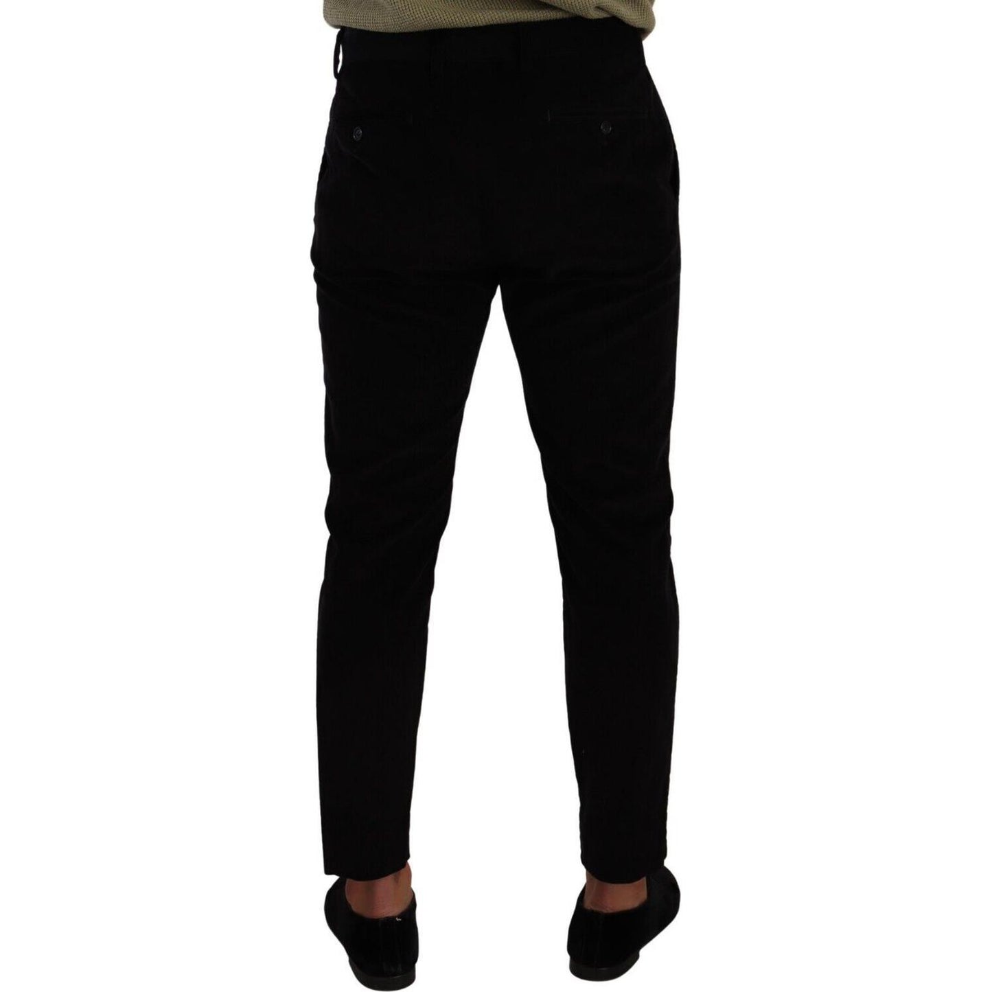 Elegant Slim Fit Corduroy Skinny Pants