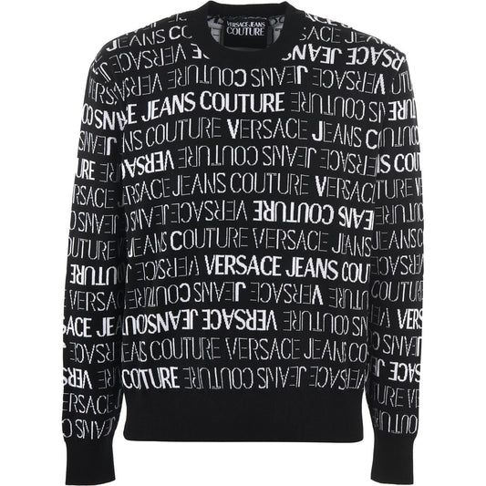 Elegant Monochrome Logo Sweater