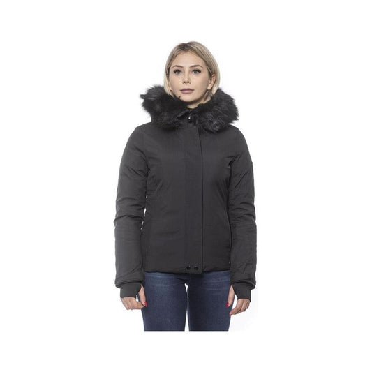 Trussardi Black  Jackets & Coat black-jackets-coat-1