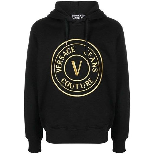 Chic Black Hooded Sweatshirt