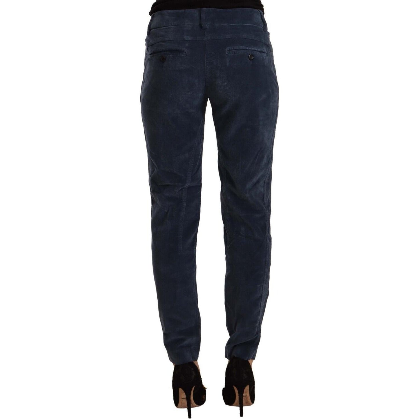 Elegant Tapered Cotton Blend Pants