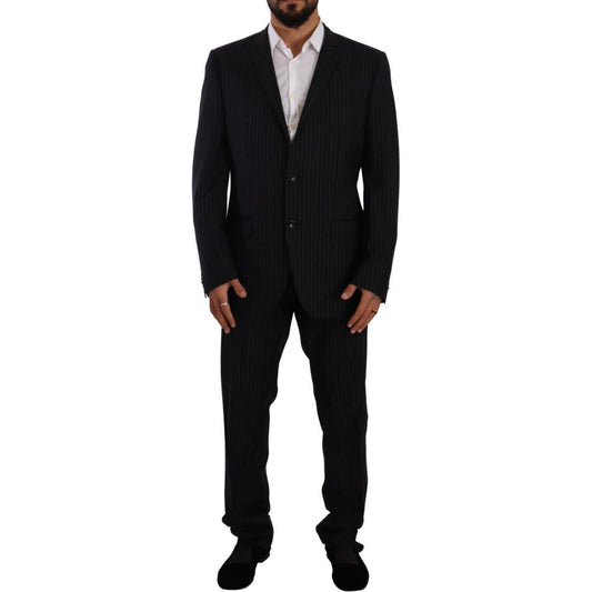 Sleek Grey 2-Piece Mens Suit with Notch Lapels