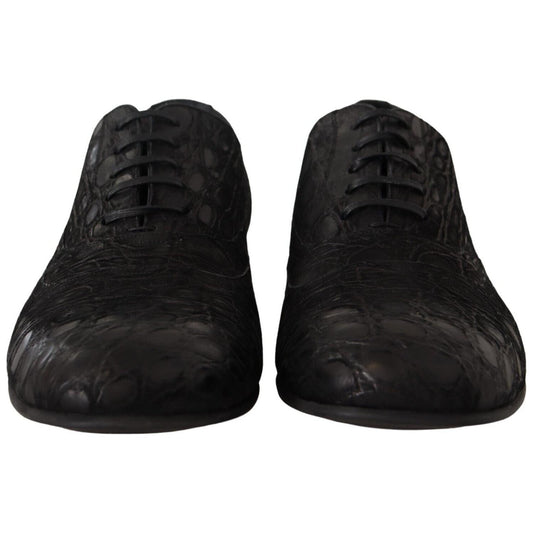 Elegant Exotic Leather Oxford Shoes