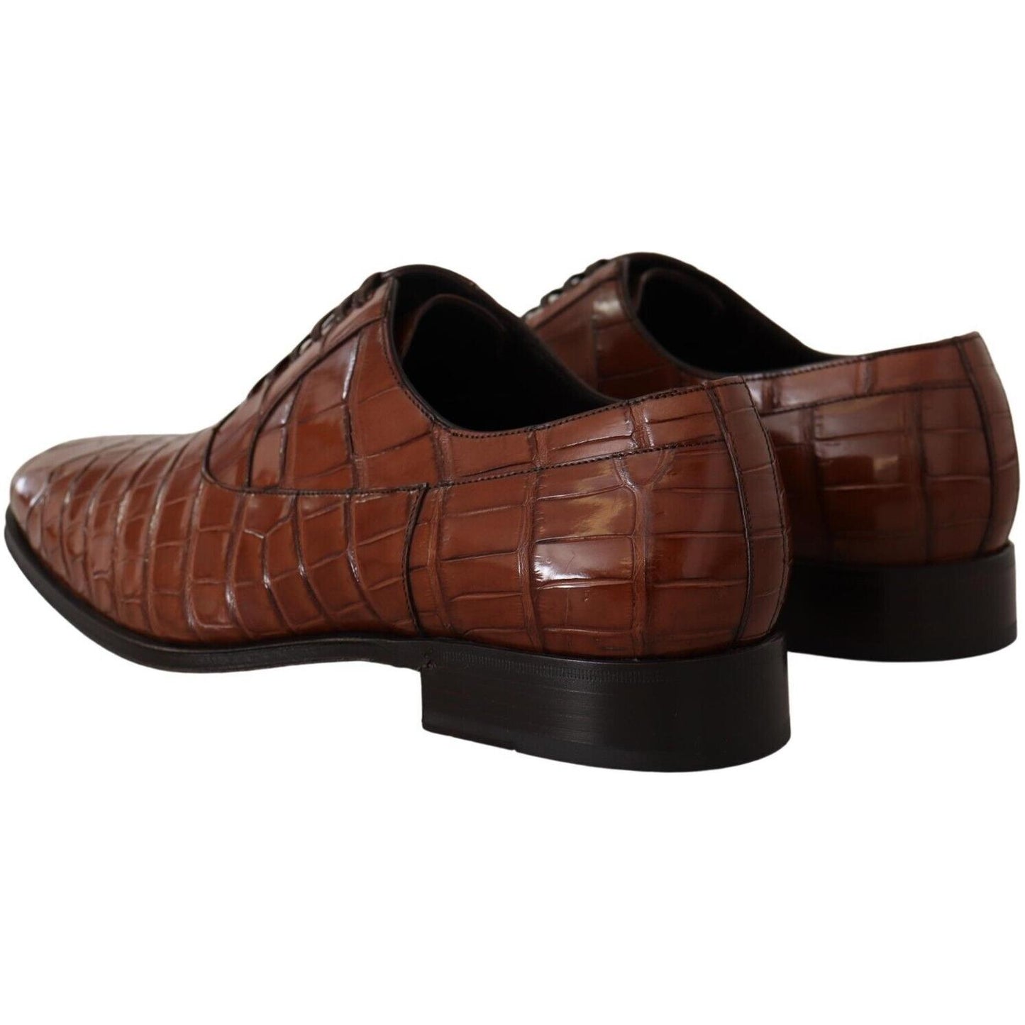 Elegant Exotic Crocodile Leather Formal Shoes