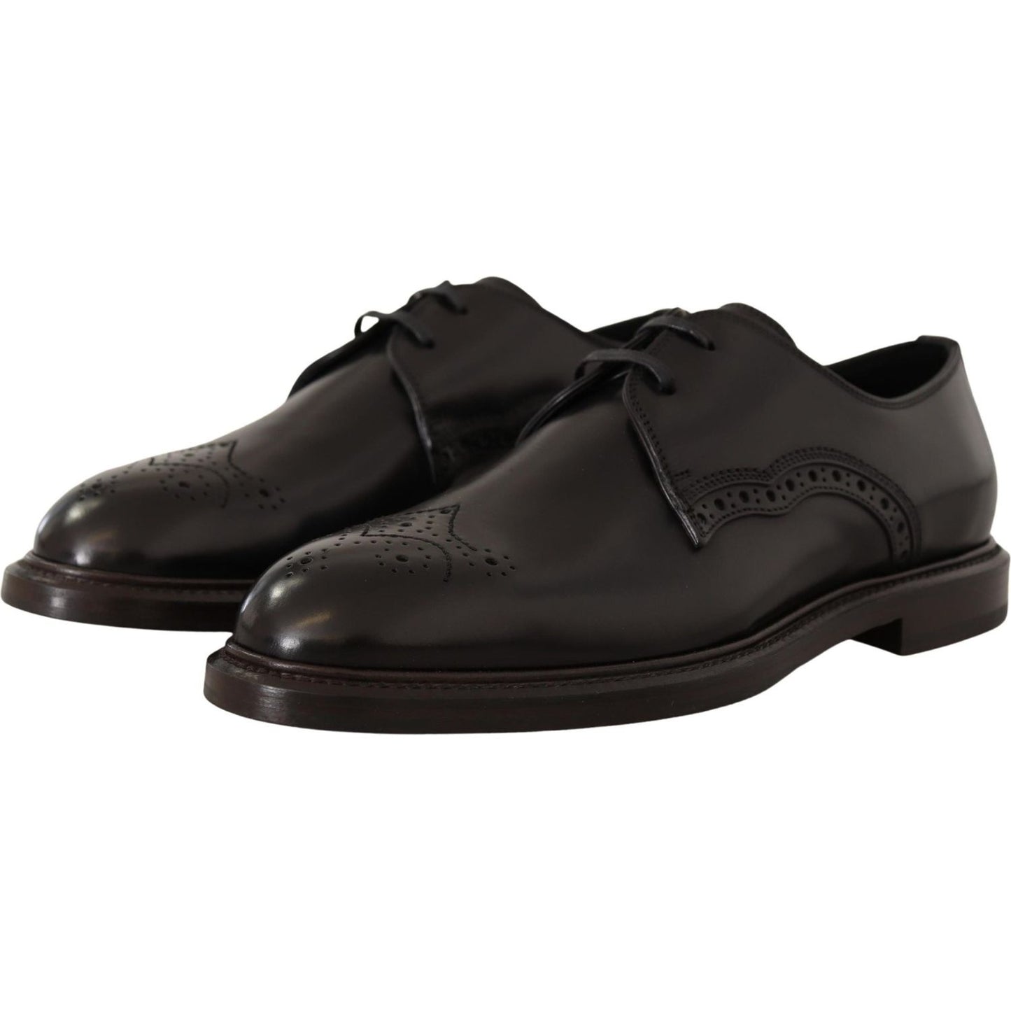 Elegant Black Derby Dress Shoes