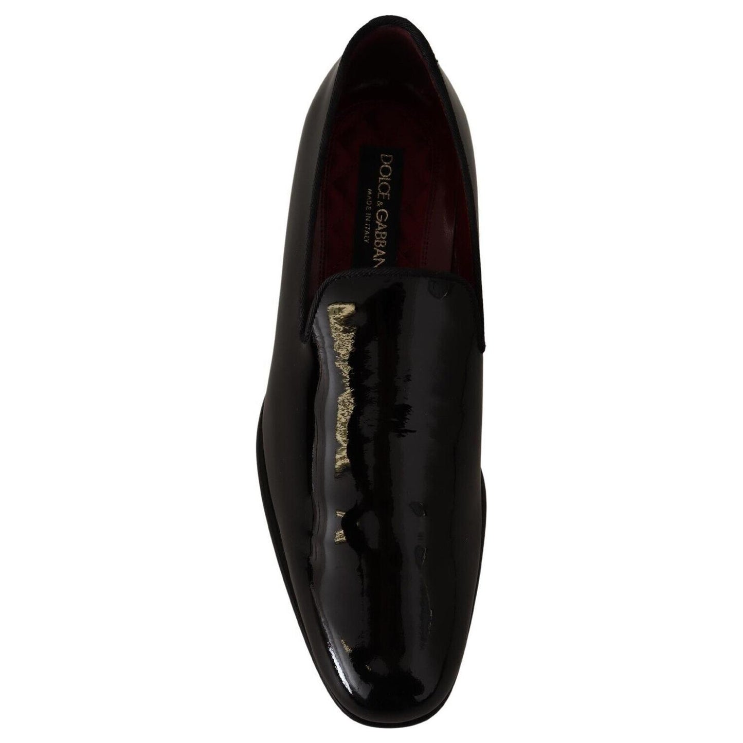 Elegant Black Patent Leather Loafers