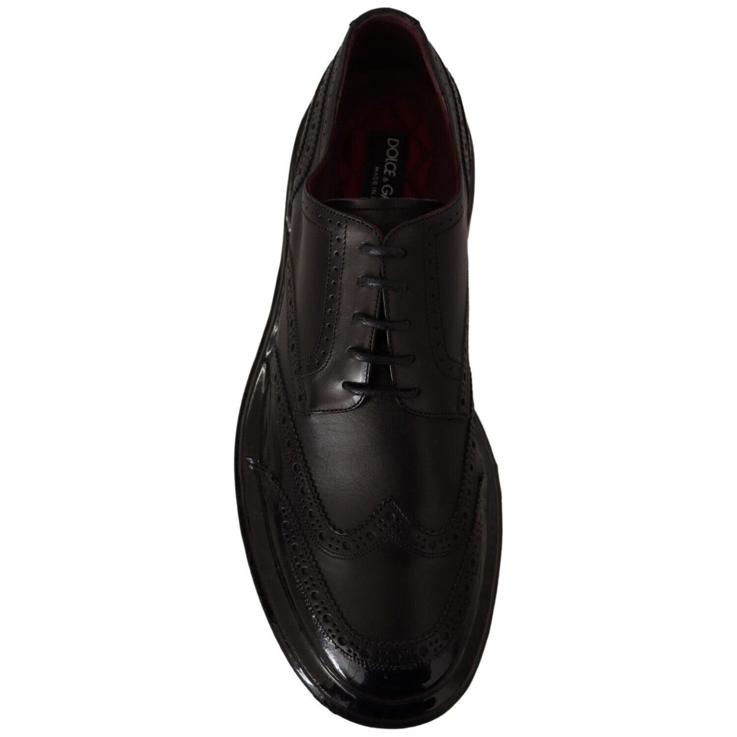 Elegant Calfskin Derby Oxford Wingtips