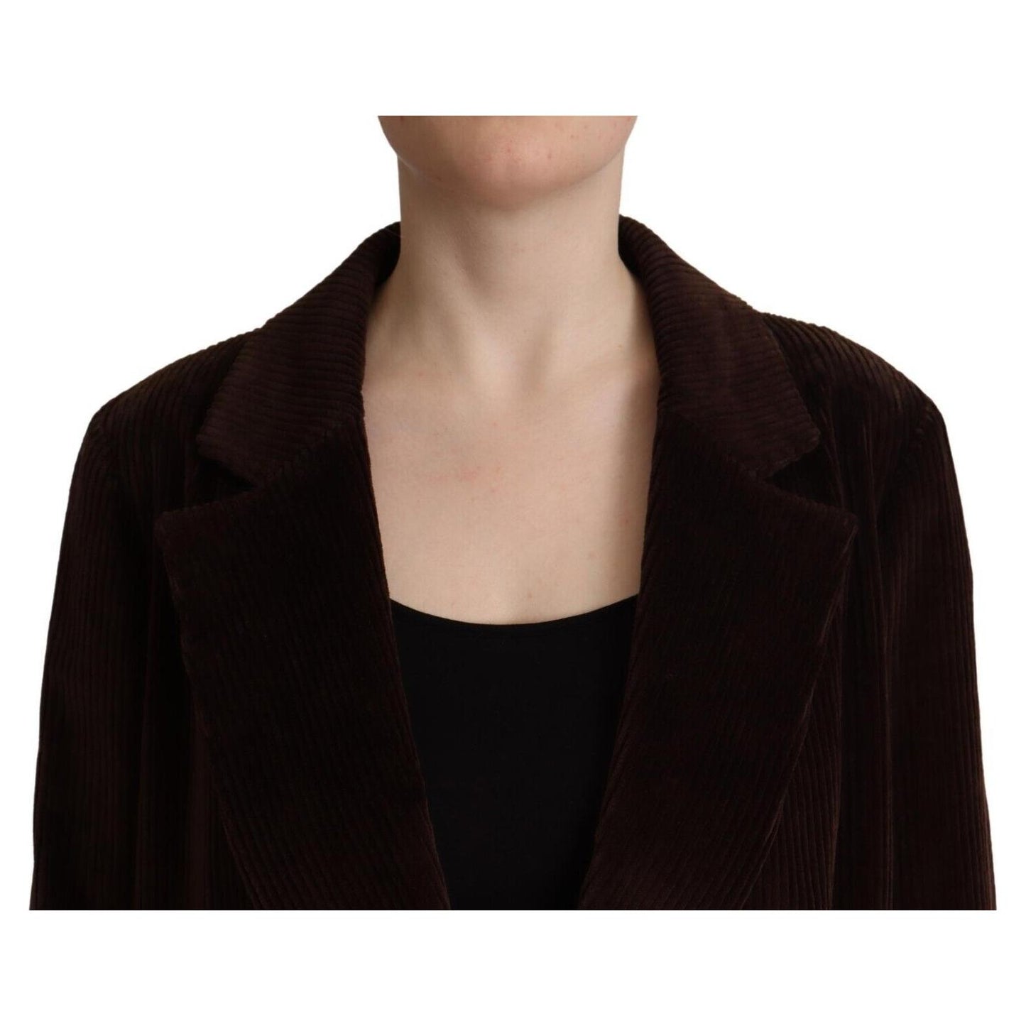 Elegant Burgundy Double-Breasted Trench Coat