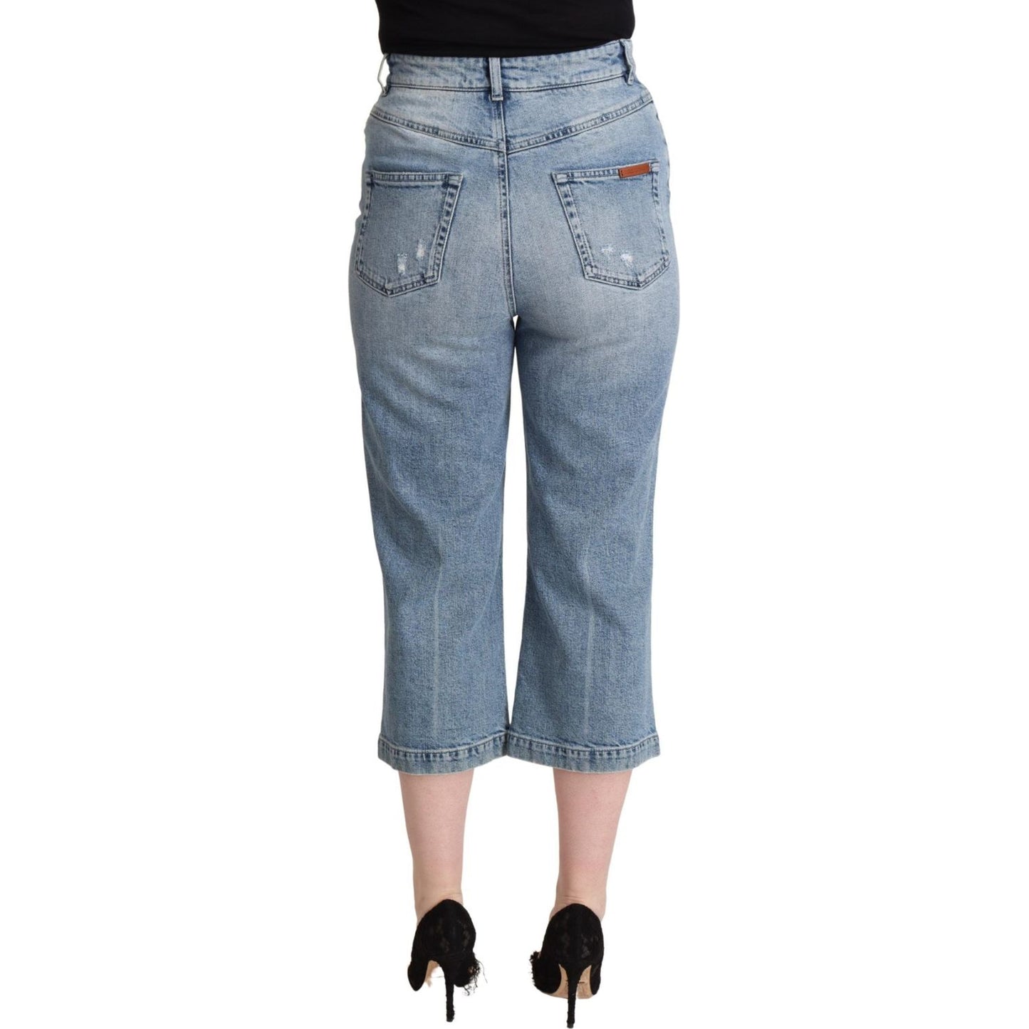 Chic Capri Cropped Denim Jeans